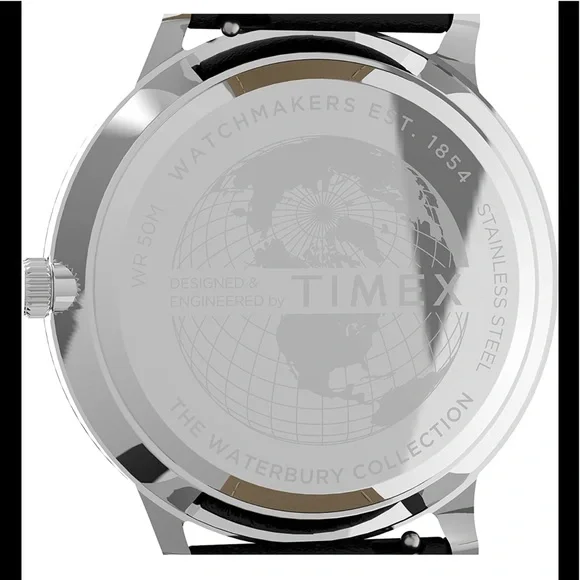 BRAND NEW MENS STAINLESS STEEL CLASSIC TIMEX WATCH NWT - Picture 4 of 4